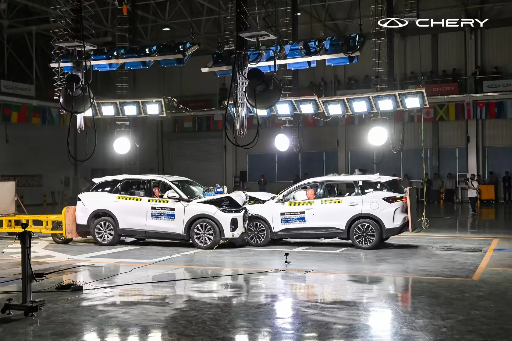 Chery Tiggo 9 прошёл краш-тест с двойной ударной нагрузкой